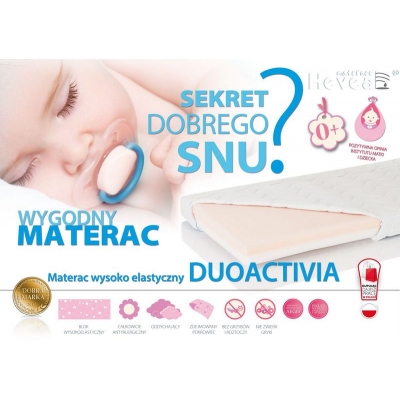 Materac piankowy Duo Activia 120/60